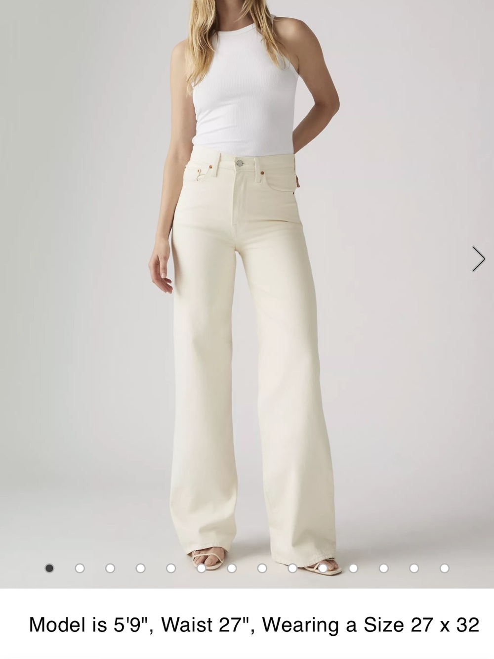 LEVI’S RIBCAGE WIDE LEG JEANS